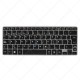 Keyboard for Laptop Toshiba Z30 Gray Frame Black