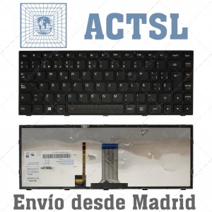 Teclado Español para portátil Lenovo Ideapad G40 B40 Z40 Series / Lenovo Flex 2-14 Flex 2-14D Retroiluminado