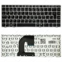 Teclado Español para HP Elitebook 8460P 8460W 8470P 8470W | Probook 6460B 6465B 6470B 6475B | Marco Plata