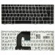 Teclado Español para HP Elitebook 8460P 8460W 8470P 8470W | Probook 6460B 6465B 6470B 6475B | Marco Plata