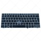 Teclado para portátil HP EliteBook 2170p 693363-071 705614-071 Retroiluminado Plata