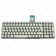 Teclado para portátil HP Envy 15-U V140646dk1 776254-001 Silver Backlit (Without Frame)