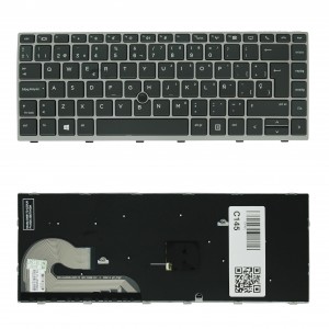 Teclado Español para HP Elitebook 840 845 745 G5 G6 ZBOOK 15 L14379-071 L15542-071 Gris con Point