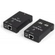 StarTech Extensor Alargador USB 2.0 de 4 puertos por cable Cat5 40m Cat6 50m