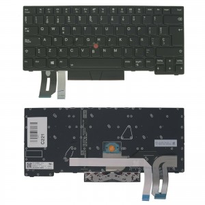 Teclado Español para portátil Lenovo ThinkPad T480s T490 L380 L390 O1YP450 Retroiluminado