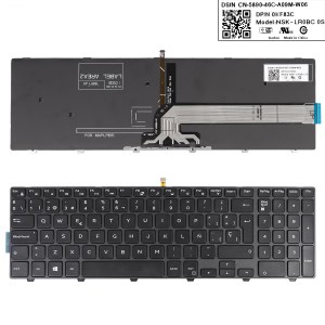 Teclado para portátil DELL Inspiron 15 5000 Series  con Backlit | 17 5000 Series con Backlit