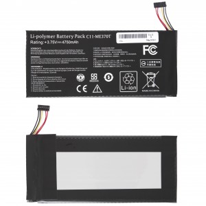 Batería C11-Me370T para Tablet Asus Google Nexus 7 (2012) 3.75V 4750mAh