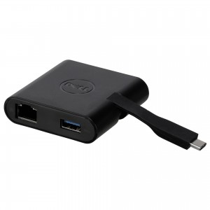 Dell DA200 Adaptador de USB-C a HDMI/ VGA/ Ethernet/ USB