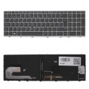 Teclado para Portátil HP Elitebook 850 G5 G6 ZBook 15u G5  Backlit marco plata
